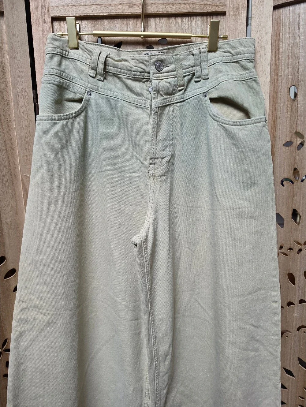 NWOT We The Free Give & Take Baggy Wide Leg Jeans Sample
